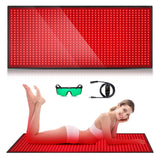 GMOWNW manta terapia luz roja cuerpo entero desplegada para uso en casa.