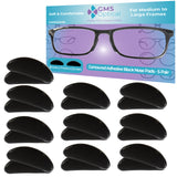 GMS Optical almohadillas nasales adhesivas, aplicación fácil para gafas.
