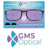 GMS Optical renovación de gafas con almohadillas nuevas y confort.