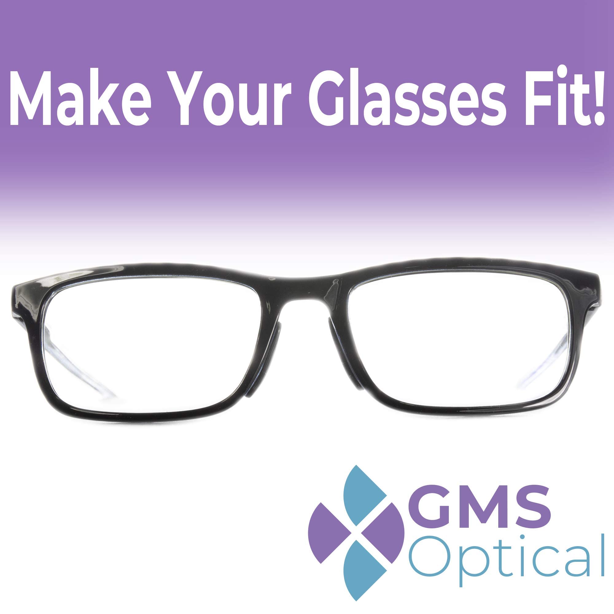 GMS Optical para monturas plásticas, mejor agarre y menor deslizamiento.
