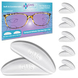 GMS Optical almohadillas nasales transparentes para comodidad diaria y ajuste discreto