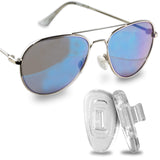 GMS Optical Almohadillas nasales silicona forma D, inserción fácil para mayor confort