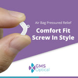 GMS Optical Comfort Line se adapta a la mayoría de monturas de gafas.