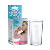 Taza GMS para pastillas medianas y grandes, facilita tomar con agua.