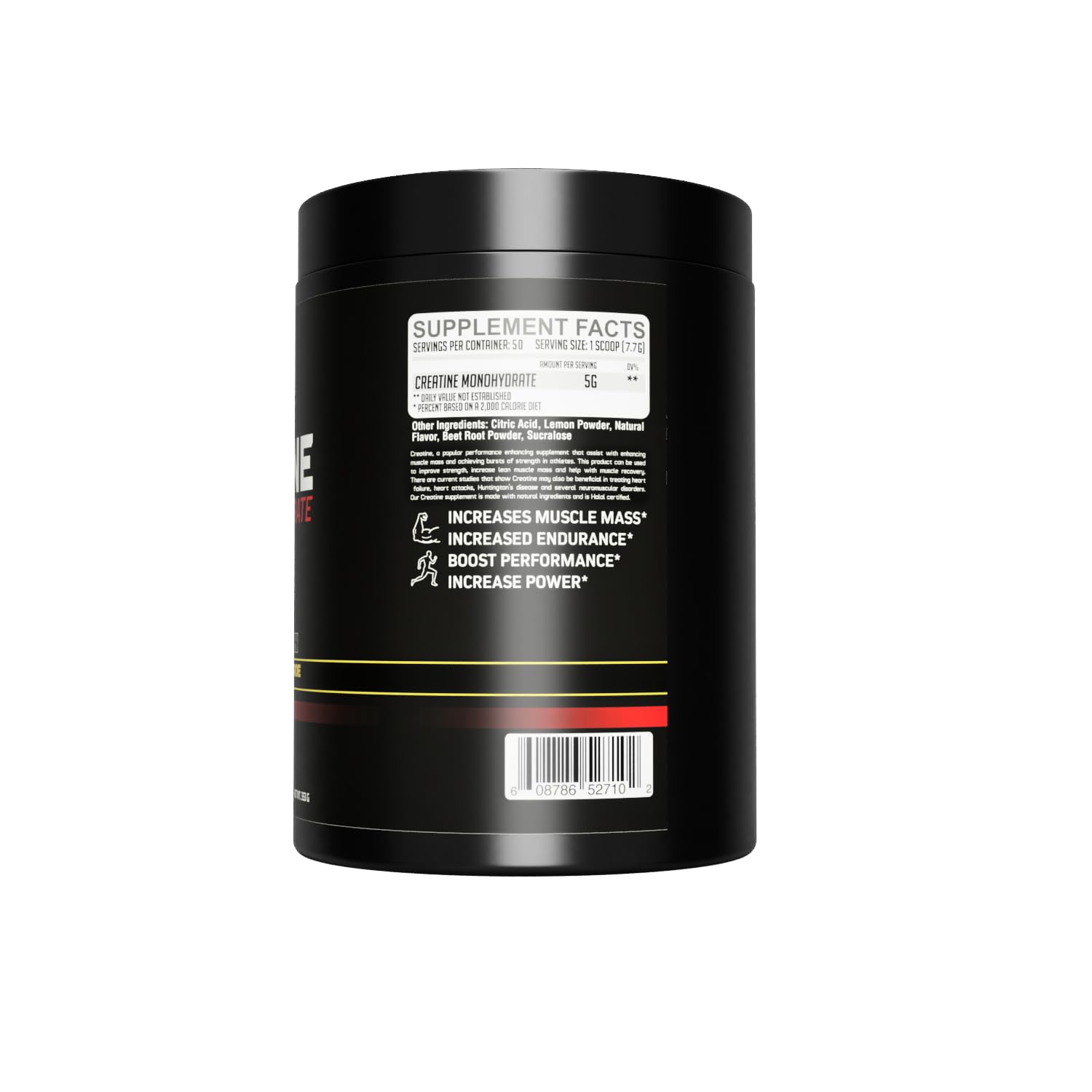 GMU SPORT Creatina monohidrato potencia entrenamientos y recuperación entre sesiones.