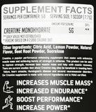 GMU SPORT Creatina monohidrato sabor fresa limón, opción deliciosa para entrenos diarios.
