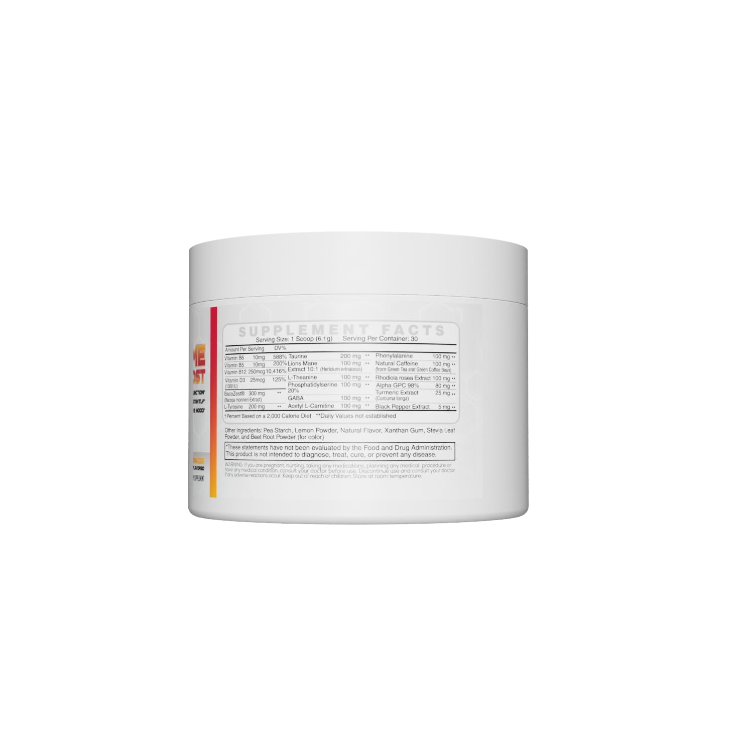 GMU SPORT Nootro-Prime sabor fresa-limonada: experiencia refrescante para desayunos.