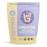 Gnarly Nutrition Creatina en polvo Creapure sin sabor para potencia durante entrenamientos.