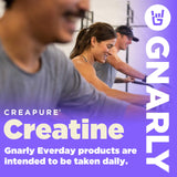 Uso diario antes o durante el entrenamiento con Gnarly Nutrition Creatina.