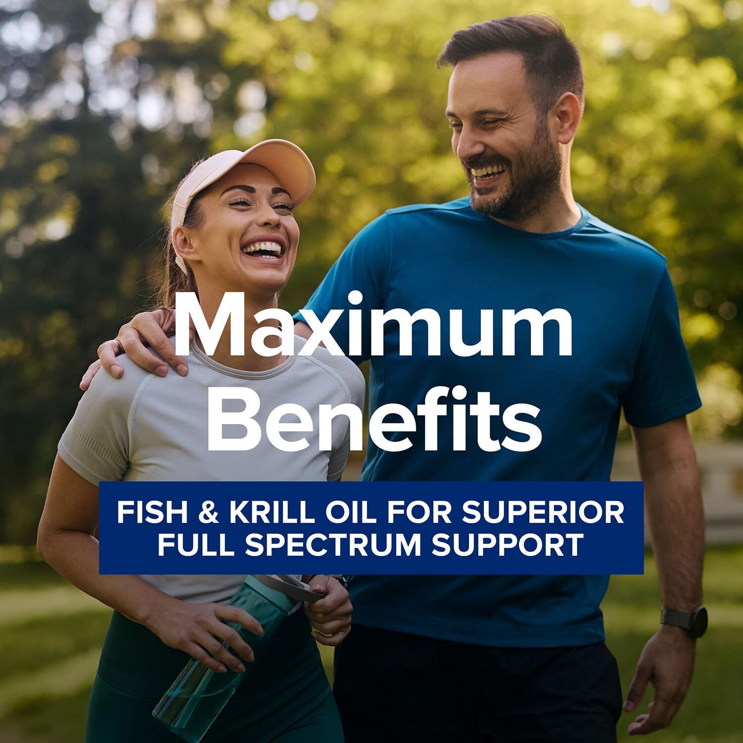 GNC cápsulas de aceite de pescado Omega-3 para absorción mejorada.