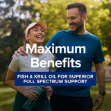 GNC cápsulas de aceite de pescado Omega-3 para absorción mejorada.