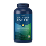 GNC Aceite de Pescado Triple Fuerza: botella con cápsulas para uso diario