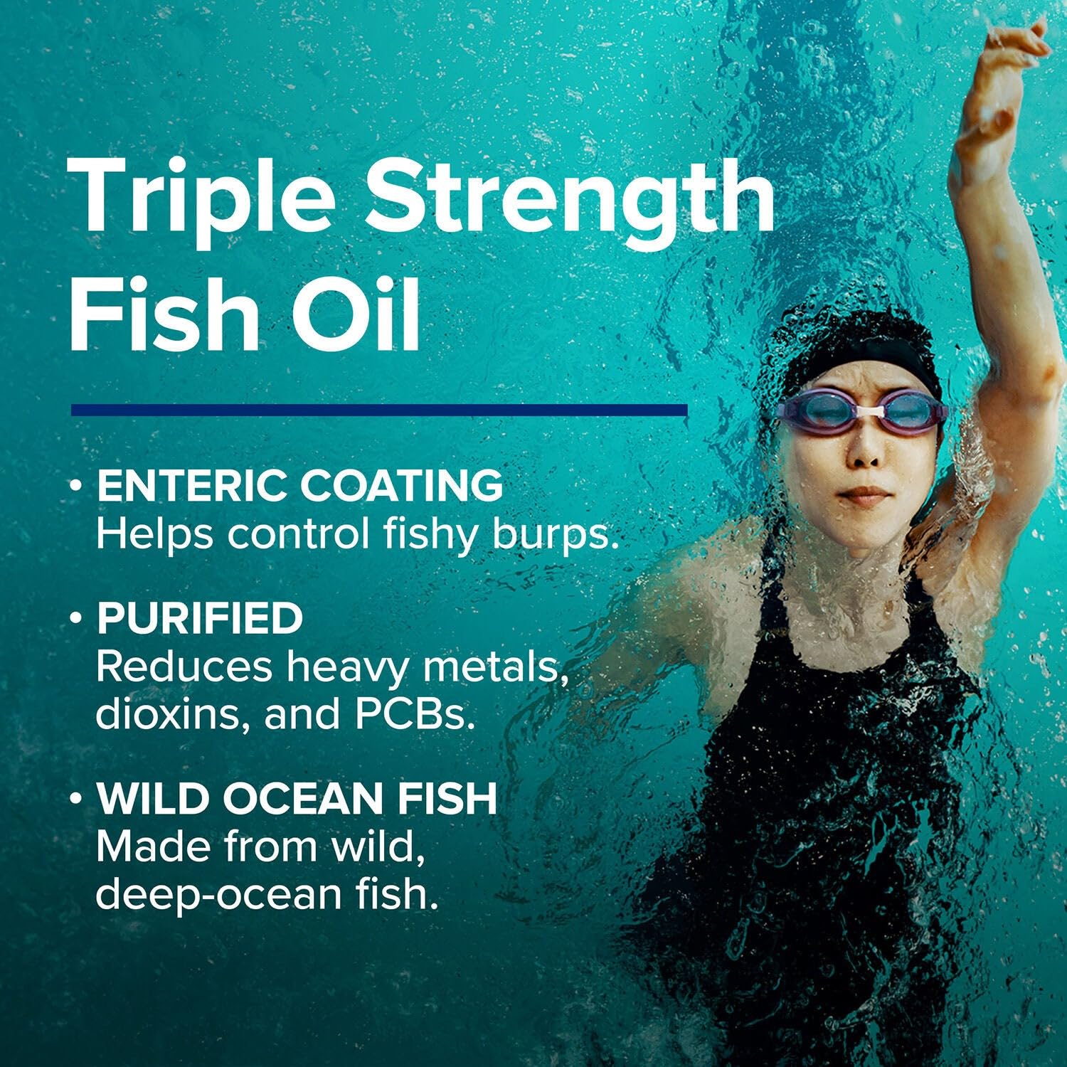 GNC Aceite de Pescado Triple Fuerza: detalle de cápsula suave