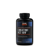 GNC AMP Creatine HCl 189, etiqueta visible, info clave para potencia rápida