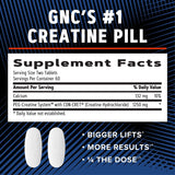 GNC AMP Creatine HCl 189, apoyo a la absorción mejorada durante el ejercicio.