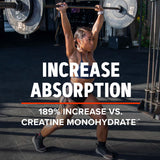 GNC AMP Creatine HCl 189, resultados clínica que respaldan el rendimiento en sesión de fuerza.