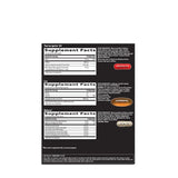 GNC AMP Hombres Ripped Vitapak, etiqueta clara muestra ingredientes clave para resultados orientados.