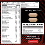 GNC AMP Hombres Ripped Vitapak, Waterex para regulación natural de líquidos.