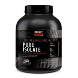 GNC AMP Pure Isolate envase Cookies y Crema, posible apoyo a la recuperación muscular