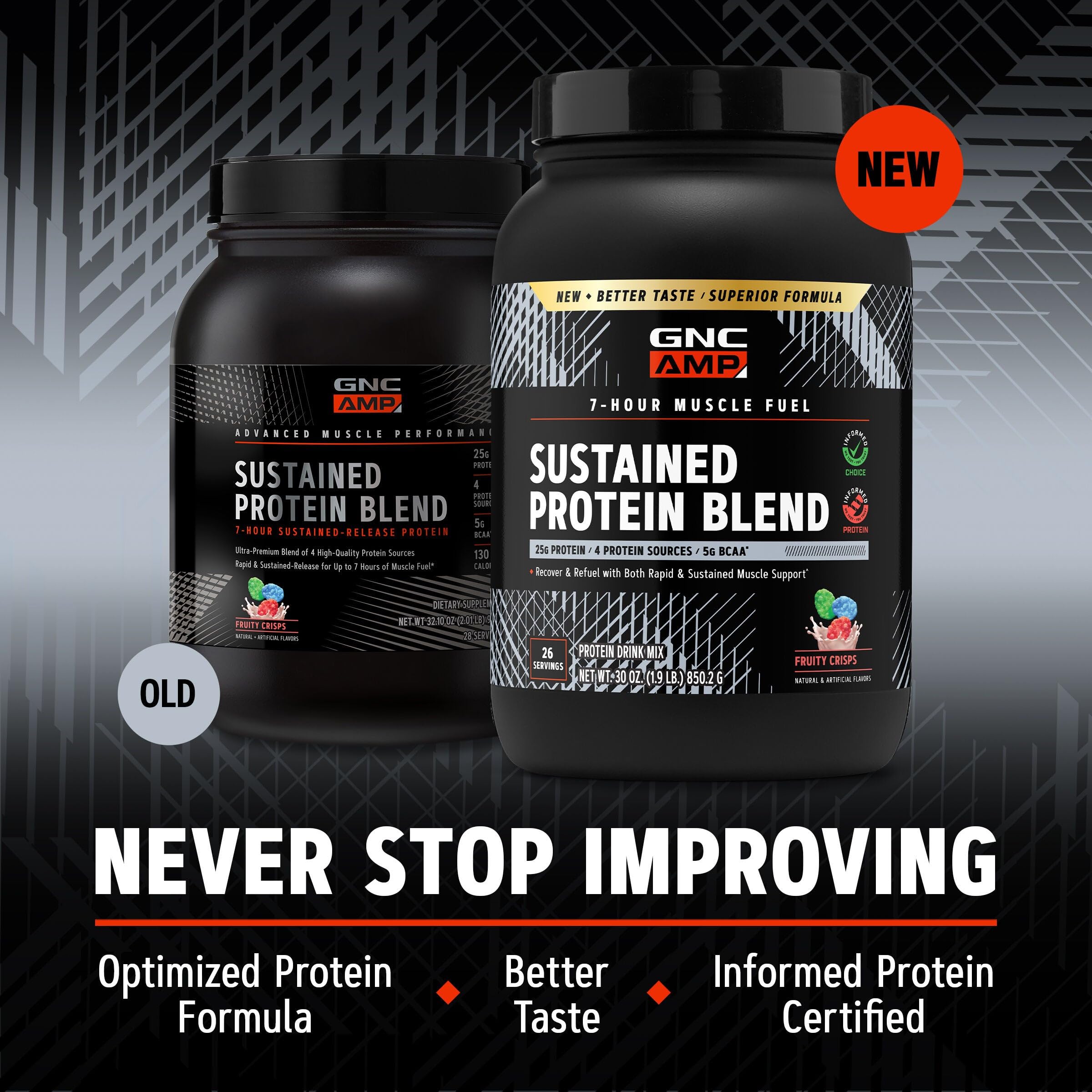 GNC AMP Sustained preparado para uso en pre-entrenamiento