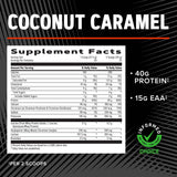Pote de Wheybolic Coco Caramel listo para gimnasio