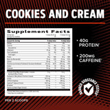 Sabor galletas y crema que acompaña entrenamientos intensos