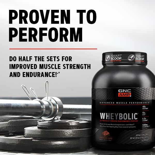 GNC AMP Wheybolic sin gluten para dietas sensibles