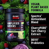 GNC Amplified Greens ICY Lemonade, uso de deportista, apoyo a rendimiento diario.