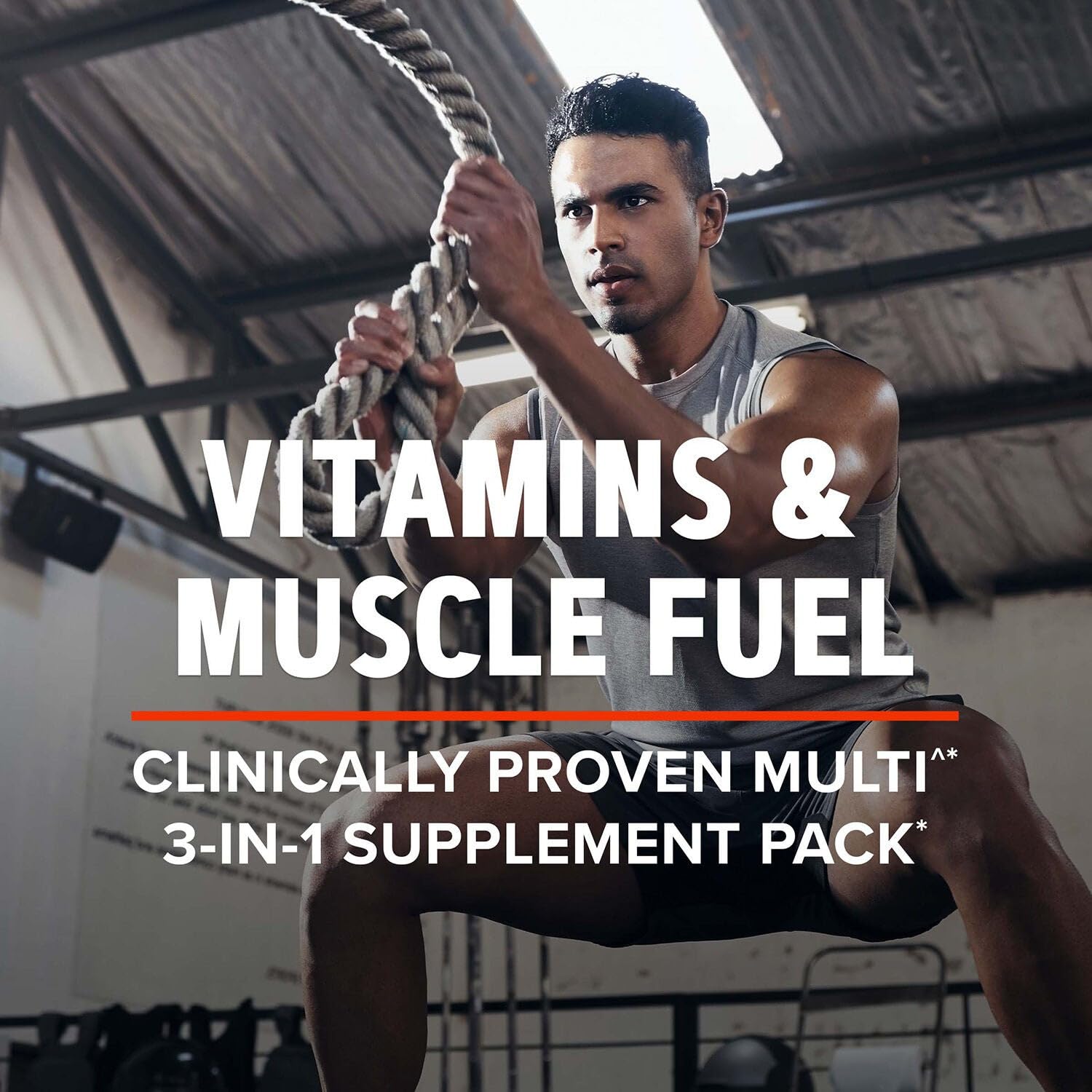 GNC AMP Vitapak Empaque Triple: pack completo para entrenamiento diario.