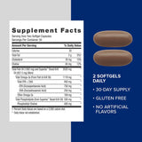 GNC dosis diaria de Omega-3 en cápsulas para rutina simple.