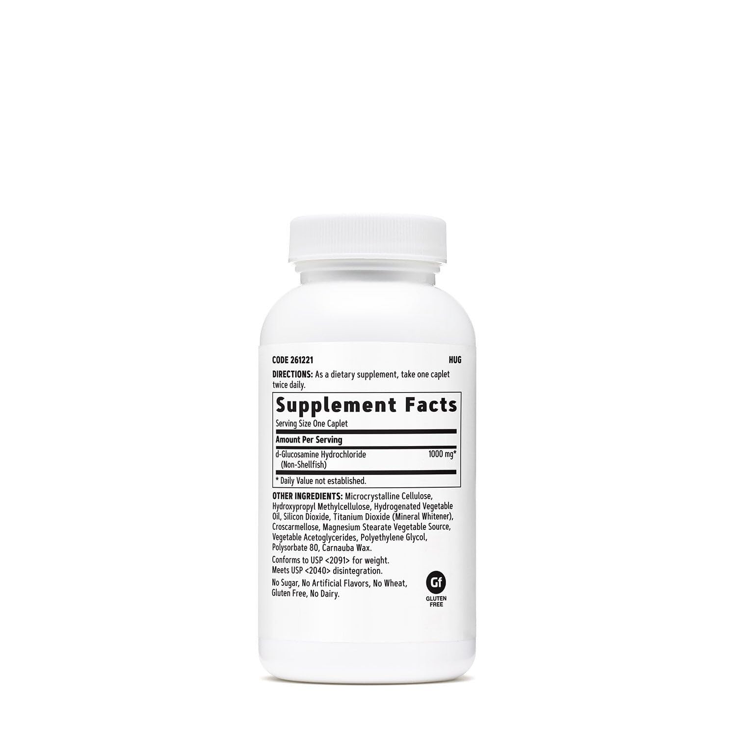 GNC Glucosamina 1000mg en frasco práctico para uso diario