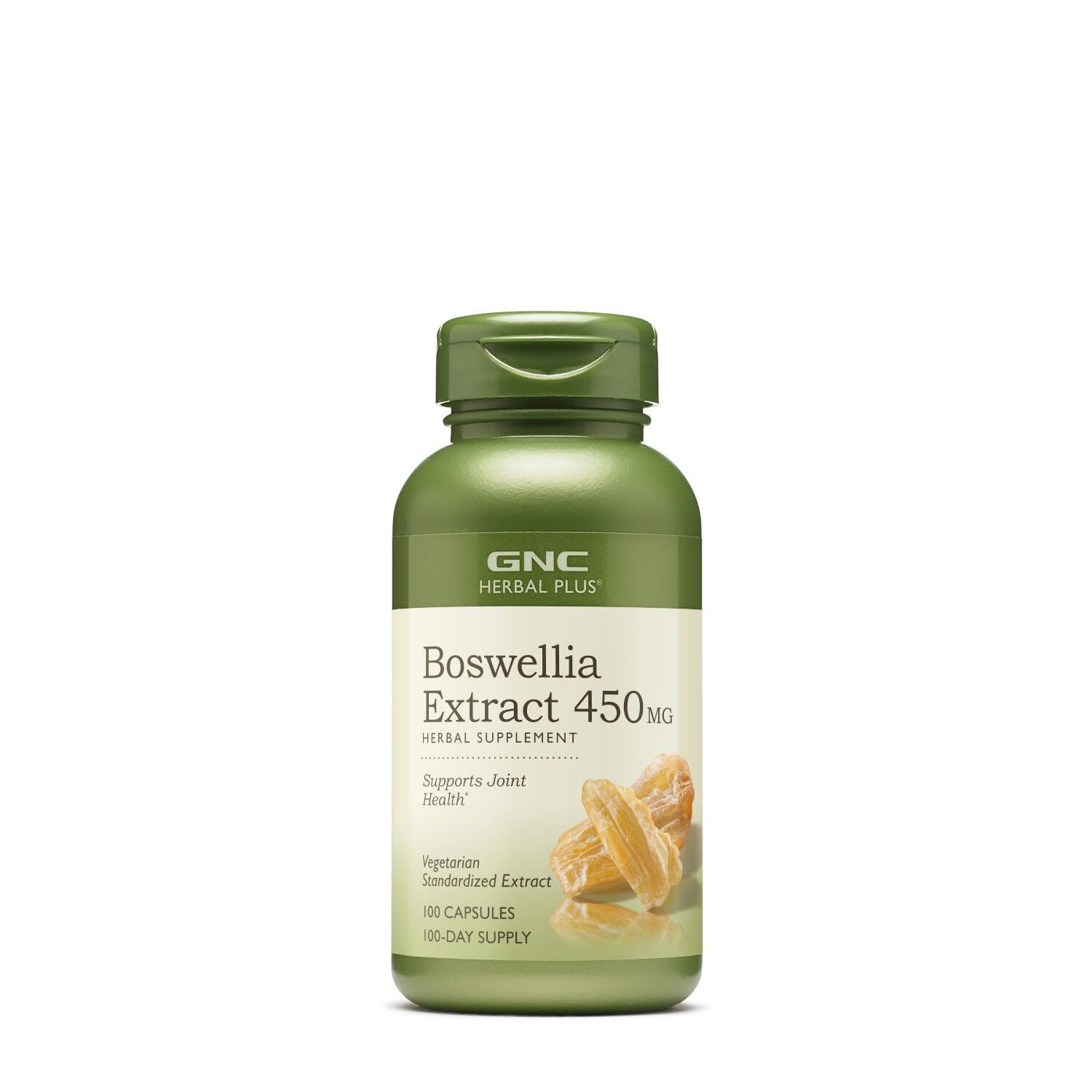 GNC Herbal Plus Boswellia Extract 450 mg, botella: posible apoyo a la salud articular