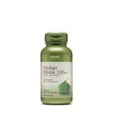 GNC Herbal Plus Ginkgo Biloba 120 mg, bote de cápsulas para claridad mental