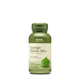 GNC Herbal Plus Ginkgo Biloba: botella que representa apoyo a la claridad mental.