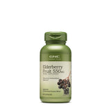 GNC Herbal Plus saúco-fruta 550 mg, botella vegetariana para apoyo inmunológico diario