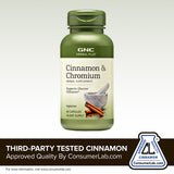 GNC Herbal Plus consumo diario: promueve un estilo de vida saludable con canela y cromo