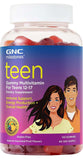 GNC Hitos Teen Multivitamin gomitas-fruta, empaque claro para uso diario