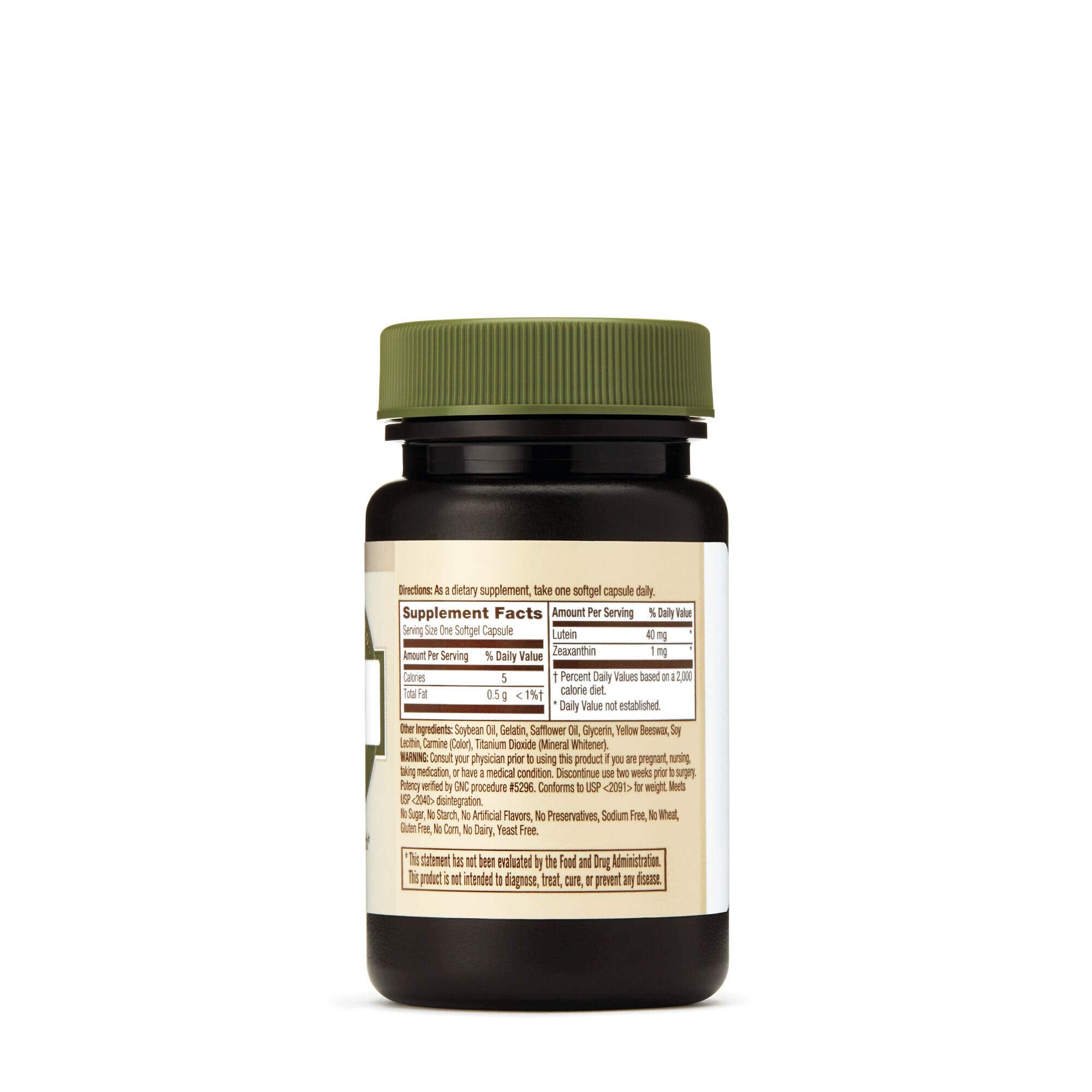 GNC Lutein 40 mg: cápsulas suaves para posible aporte antioxidante