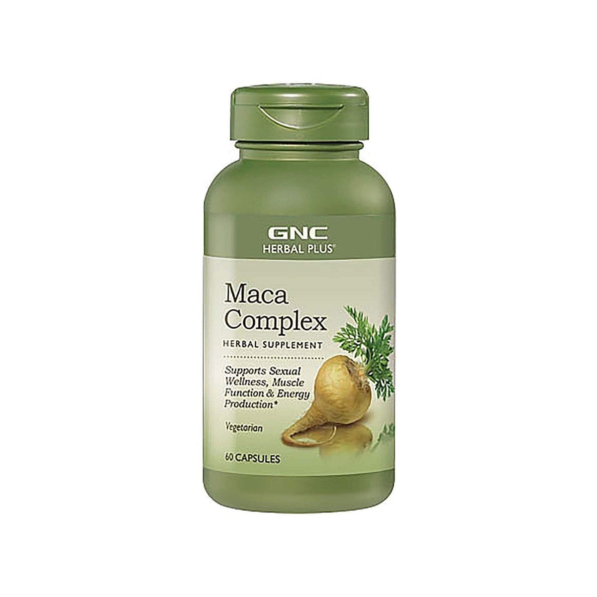 GNC Maca Complex, bote de 30 dosis, apoyo vital diario