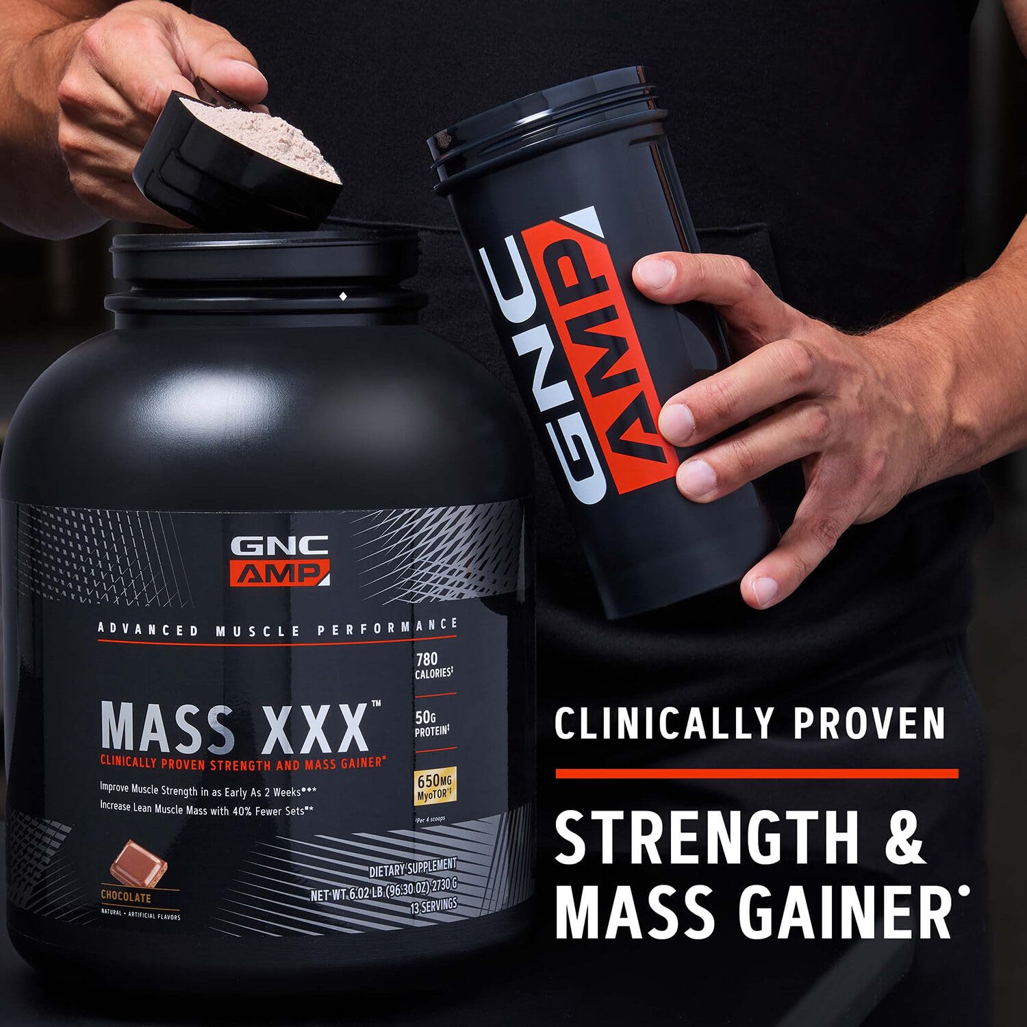GNC Mass XXX uso recomendado durante el entrenamiento para ganancias potenciales