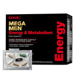 GNC Mega Men paquetes diarios para ingesta cómoda y energía diaria