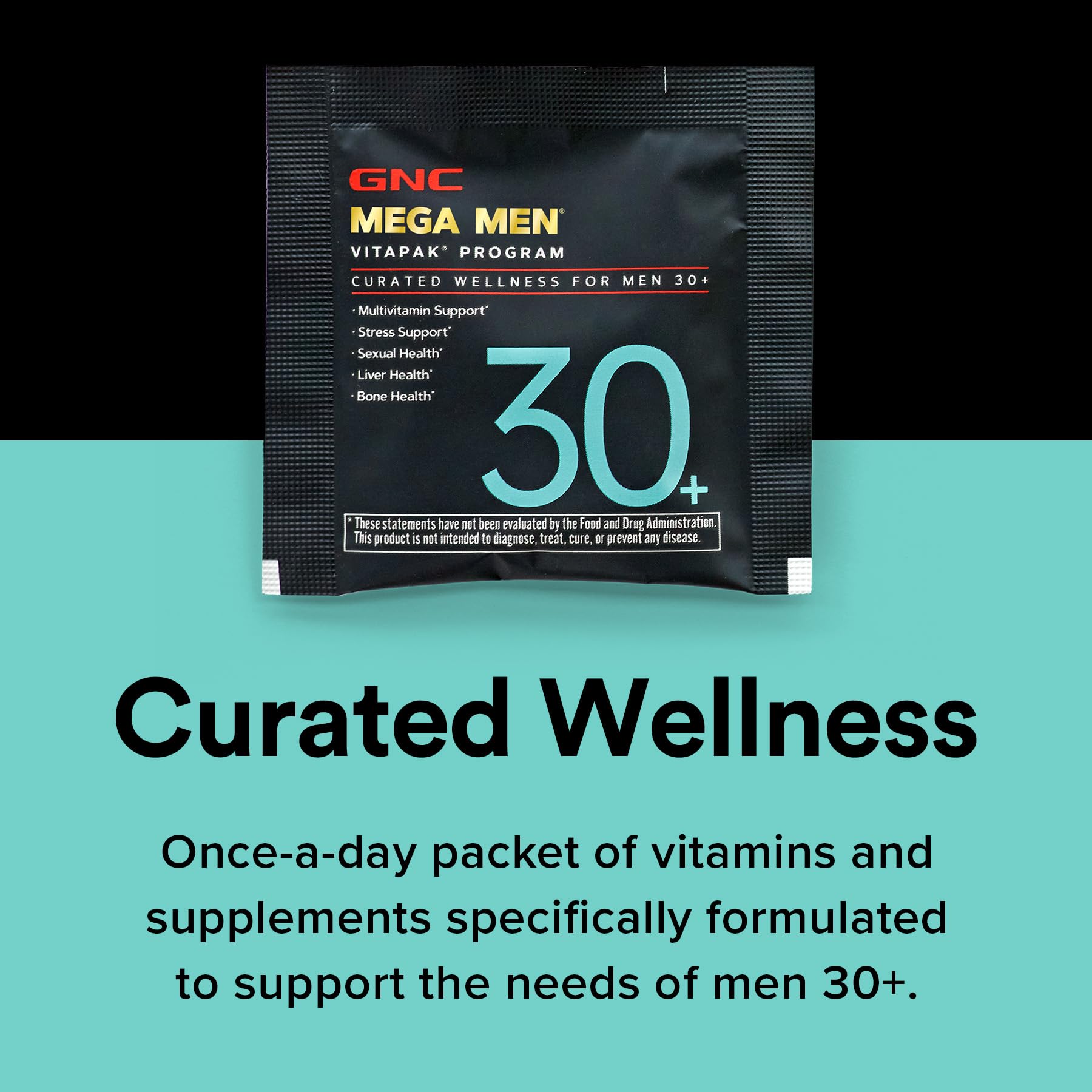 GNC Men’s 30+ Vitapak: cápsulas para ingesta diaria de micronutrientes