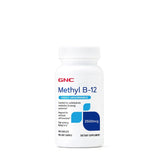 GNC Methyl B12 2500mcg en botella con pastillas para energía diaria