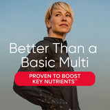 GNC multivitamínico activo para mujeres, envase práctico para uso diario.