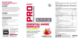 GNC Pro Performance Amino Complete Plus Energy, shaker, sabor Frambuesa, facilita hidratación durante entreno