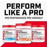 GNC Pro Performance Pre-entrenamiento: enfoque mejorado con cafeína y L-teanina.