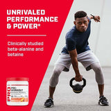 GNC Pro Performance Pre-Entrenamiento, etiqueta de ingredientes, destacan beta-alanina y citrulina para rendimiento.