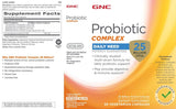 GNC Probiotic Complex cepas múltiples para microbiota intestinal