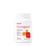 Botella de GNC Pycnogenol 50 mg con cápsulas para apoyar la salud circulatoria diaria