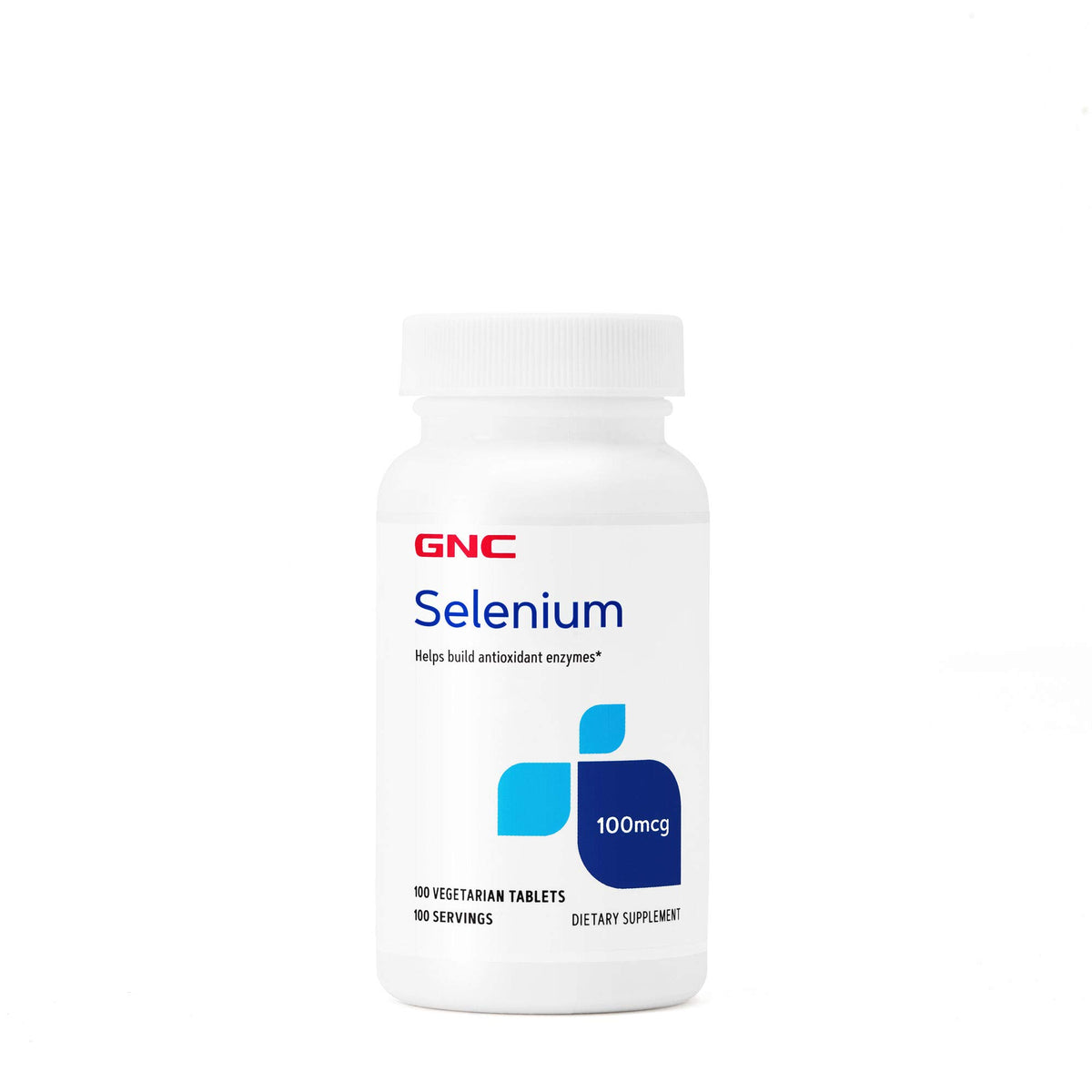 GNC Selenio 100 mcg, botella: contribuye a la formación de enzimas antioxidantes.